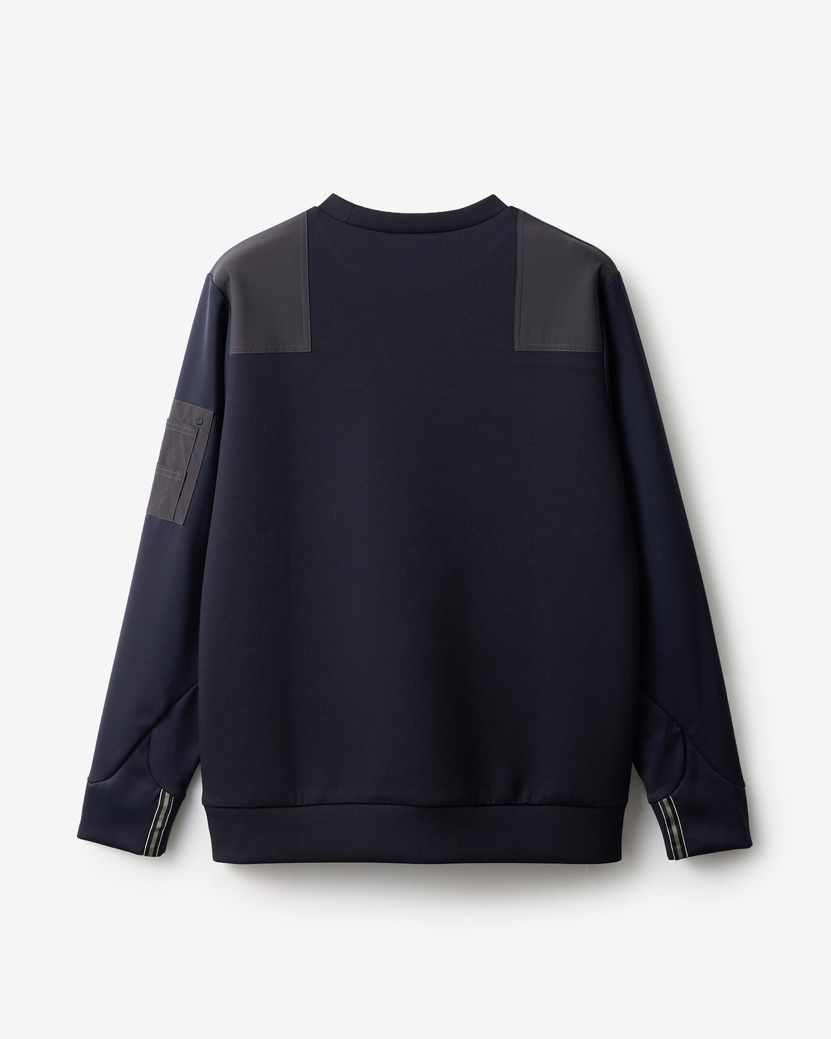 SHOULDER BLOCK CREW SWEAT
