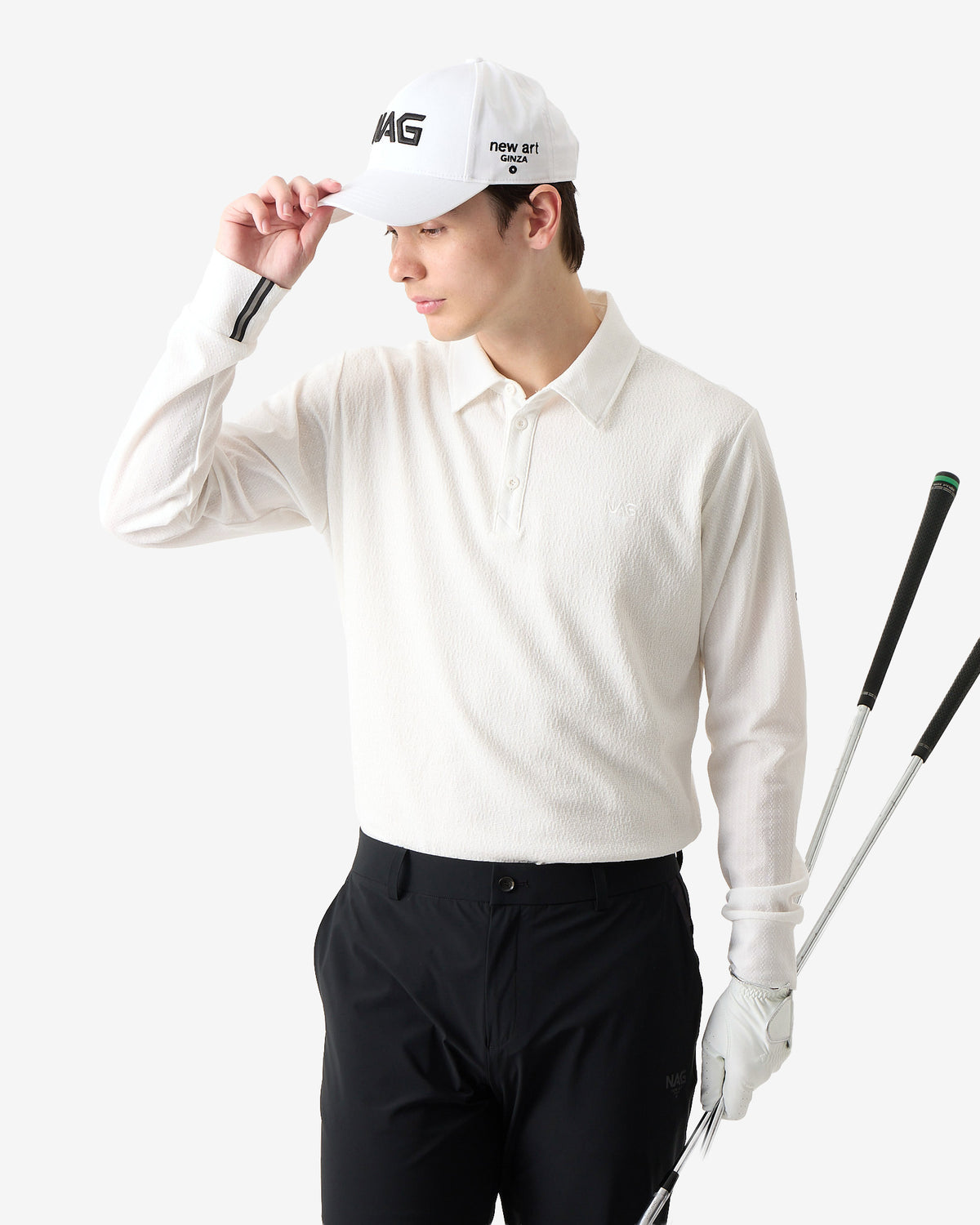 NAG SIGNATURE LONG SLEEVE POLO