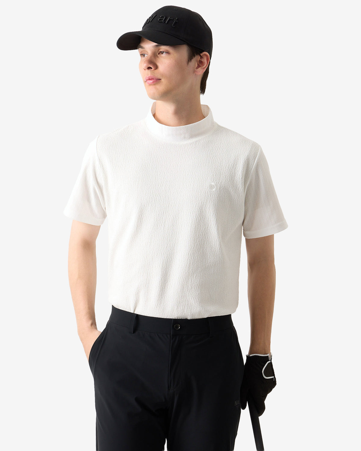 NAG SIGNATURE MOCK NECK TEE