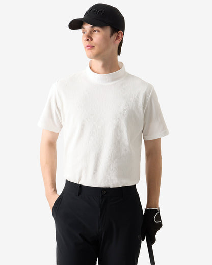 NAG SIGNATURE MOCK NECK TEE