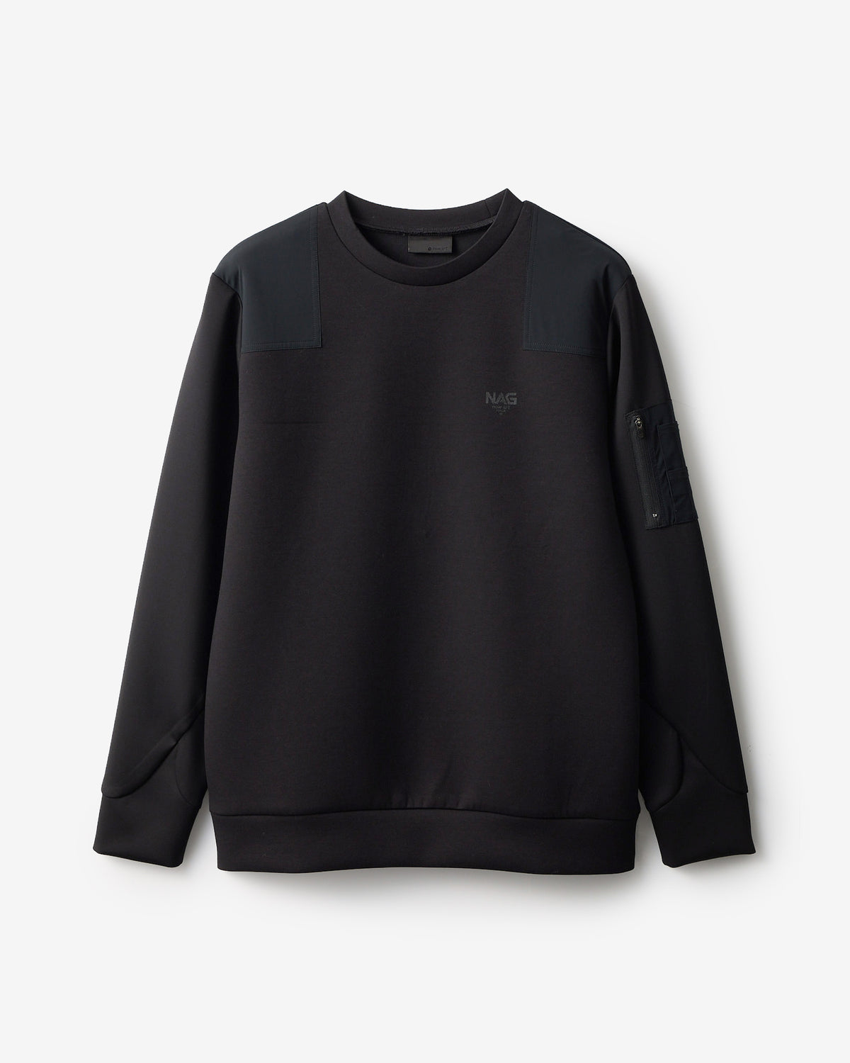 SHOULDER BLOCK CREW SWEAT