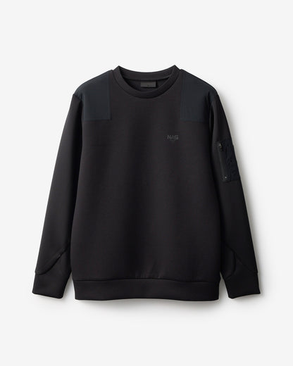 SHOULDER BLOCK CREW SWEAT