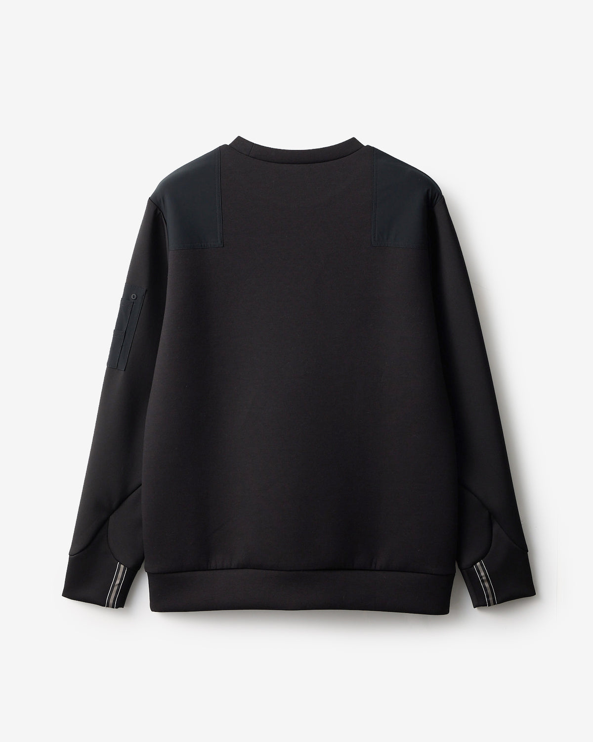 SHOULDER BLOCK CREW SWEAT