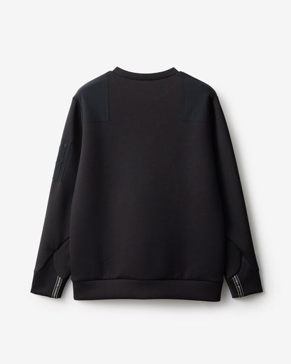 SHOULDER BLOCK CREW SWEAT