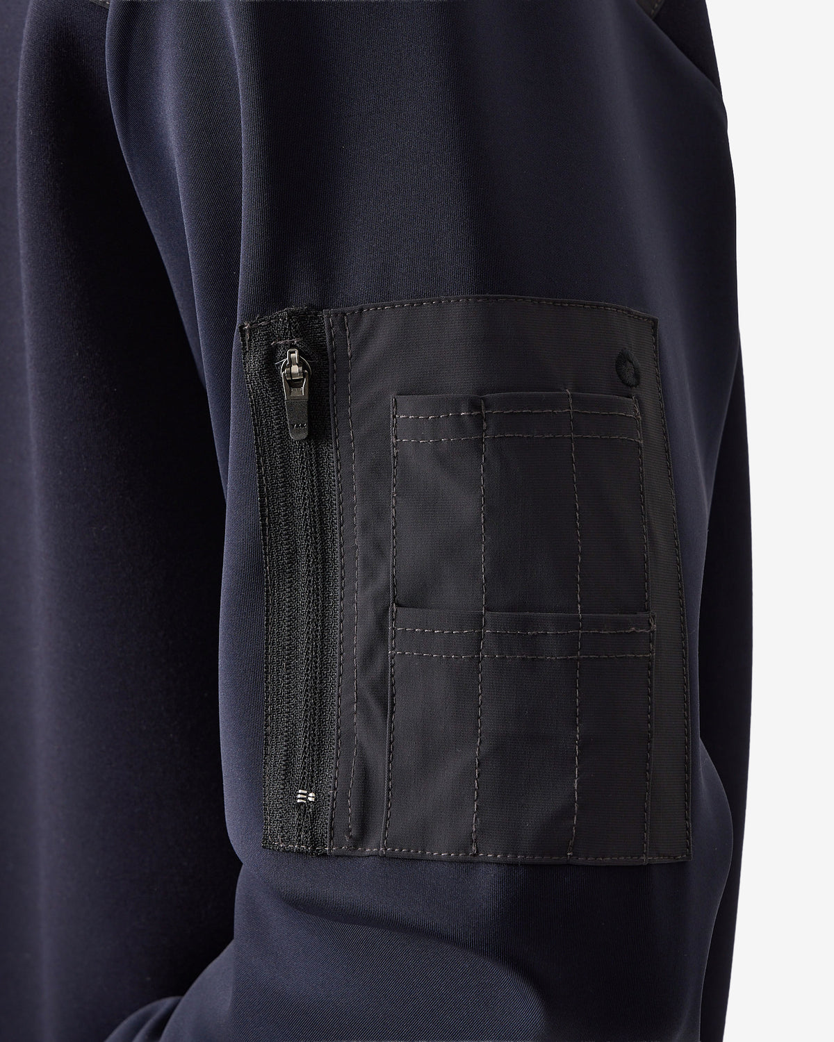 SHOULDER BLOCK CREW SWEAT