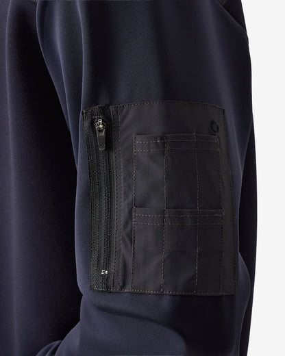 SHOULDER BLOCK CREW SWEAT