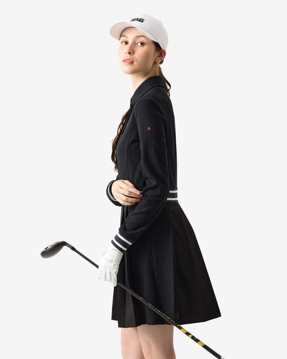 NAG PLEATED POLO DRESS