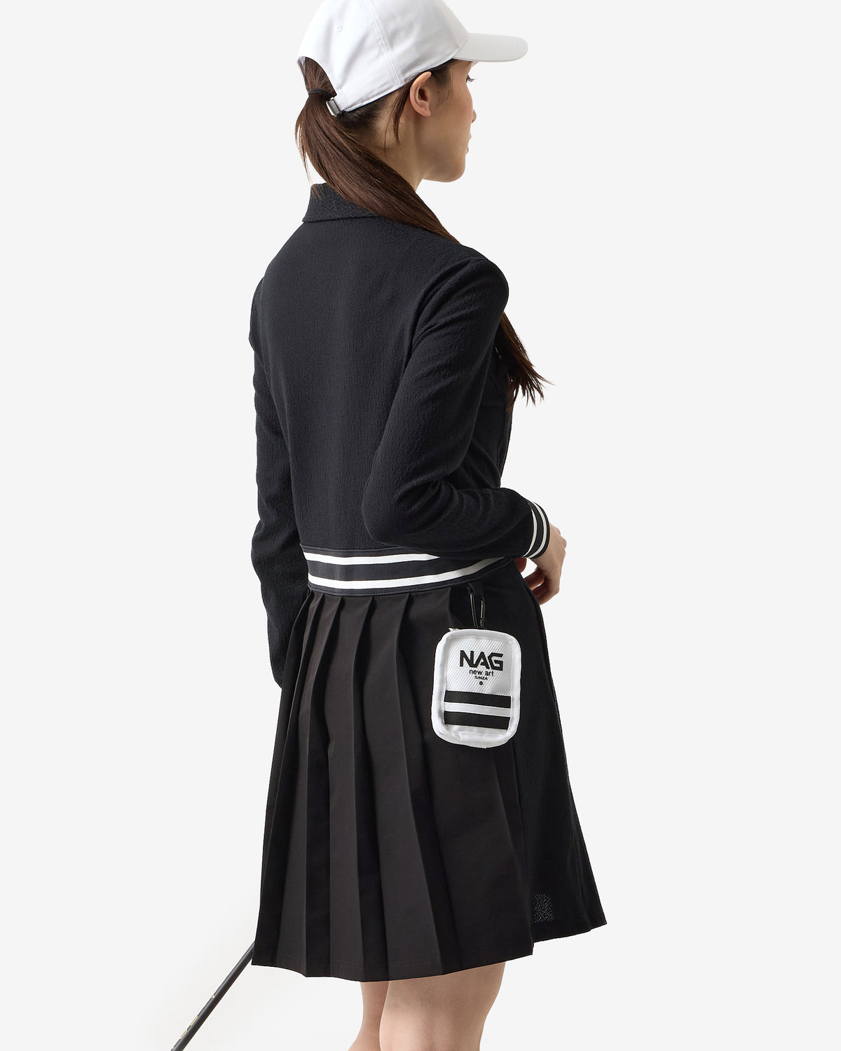 NAG PLEATED POLO DRESS