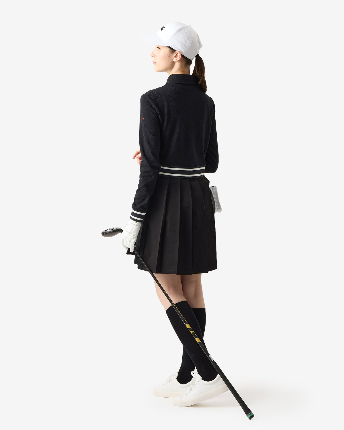 NAG PLEATED POLO DRESS