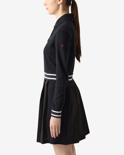 NAG PLEATED POLO DRESS