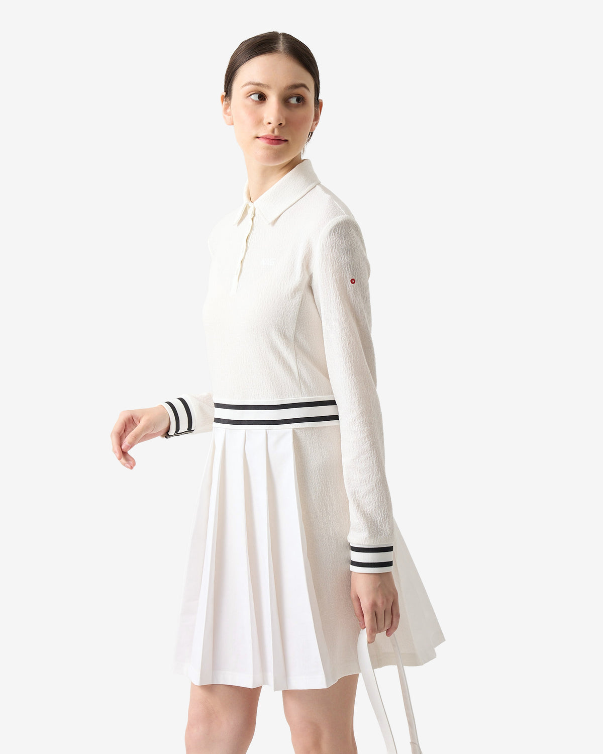 NAG PLEATED POLO DRESS
