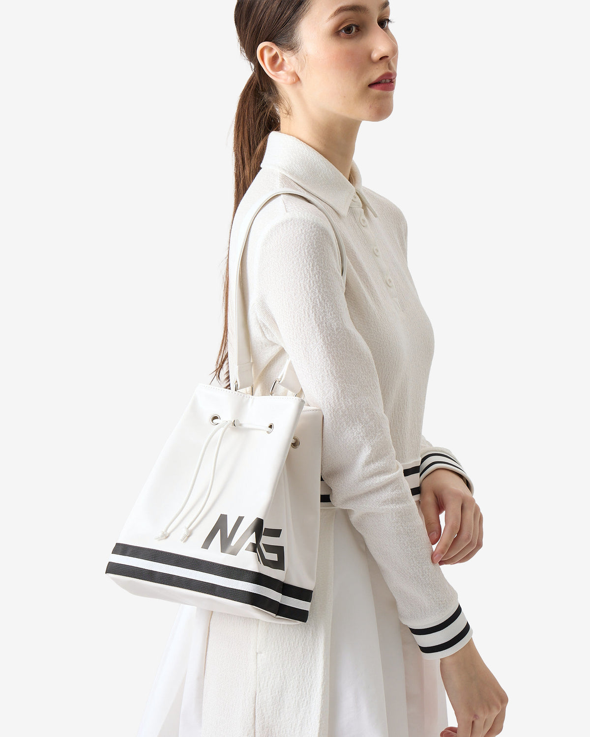 NAG PLEATED POLO DRESS