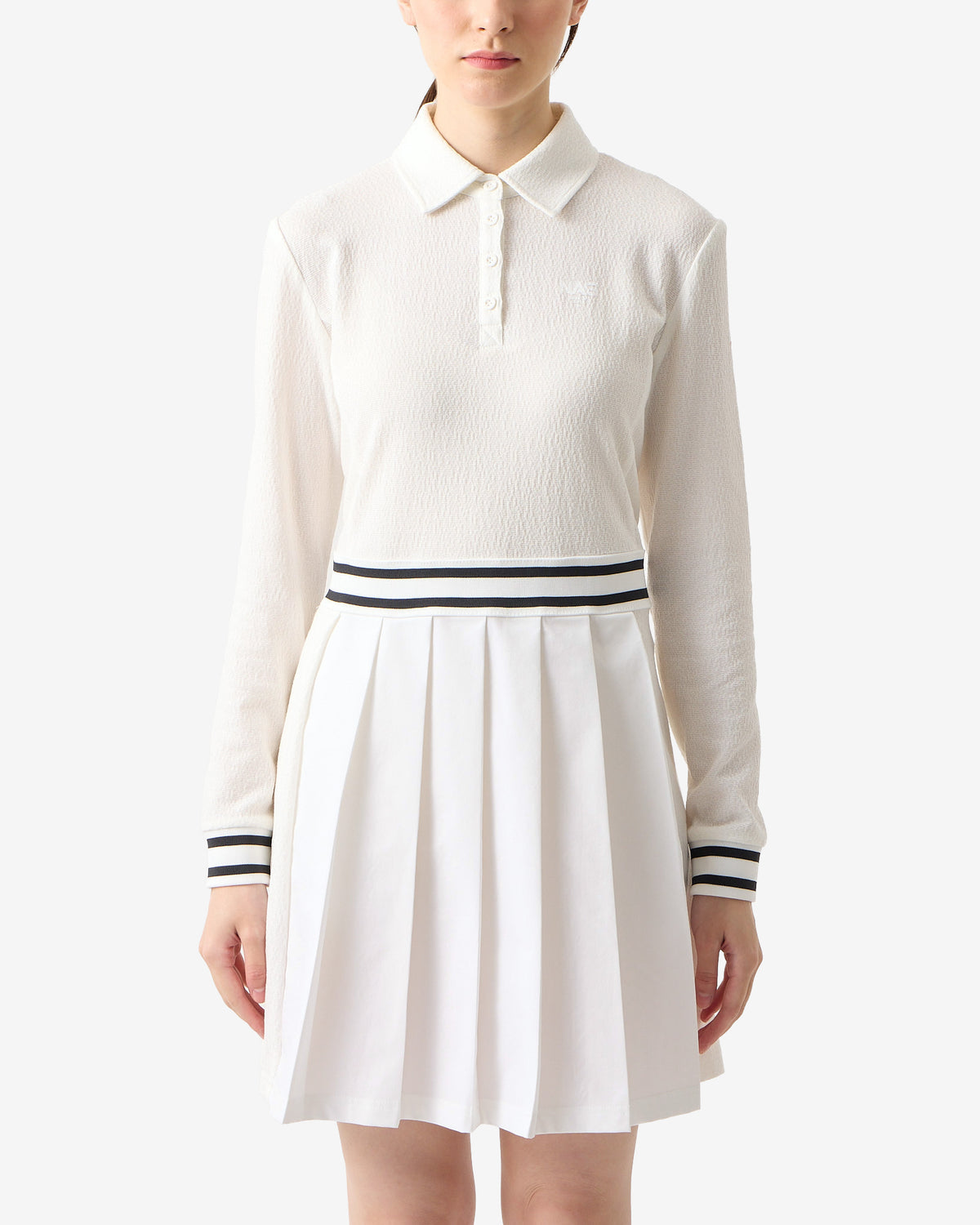 NAG PLEATED POLO DRESS