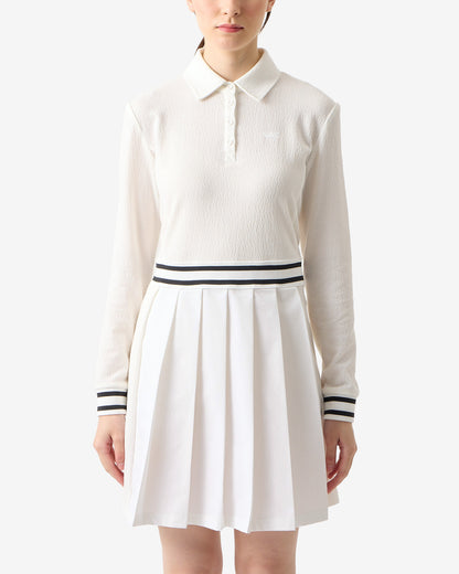 NAG PLEATED POLO DRESS