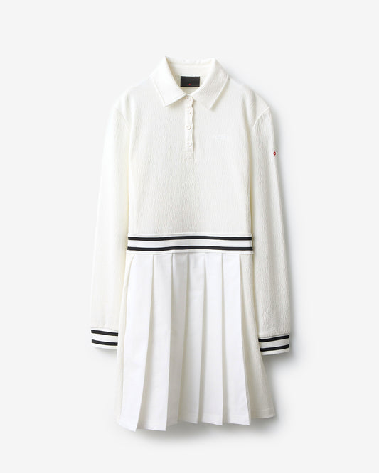 NAG PLEATED POLO DRESS