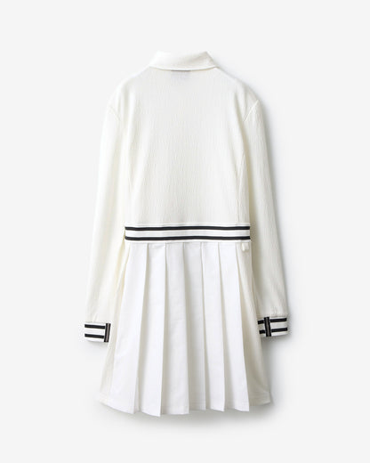 NAG PLEATED POLO DRESS