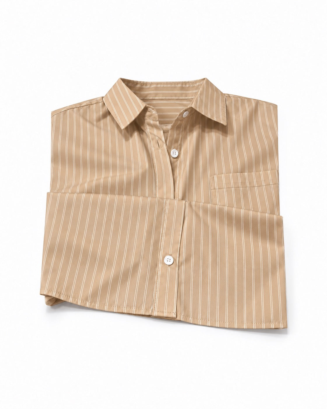 2WAY OVERSIZED WOMEN'S SHIRT STRIPE