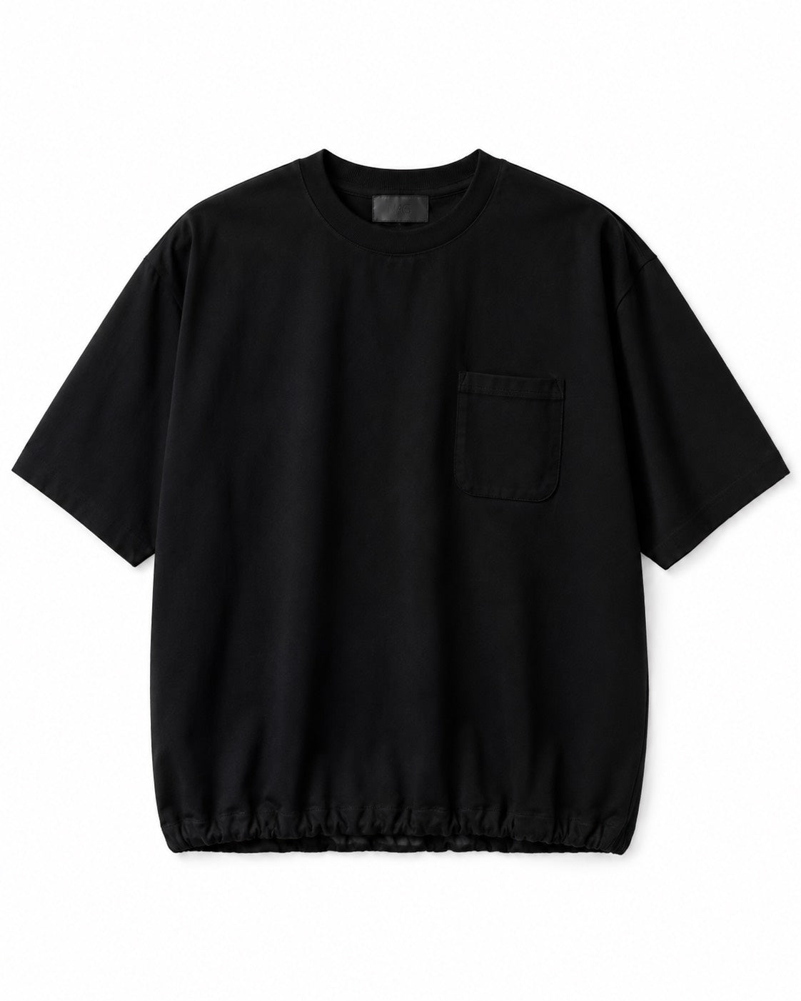 DRAWSTRING HEM POCKET TEE