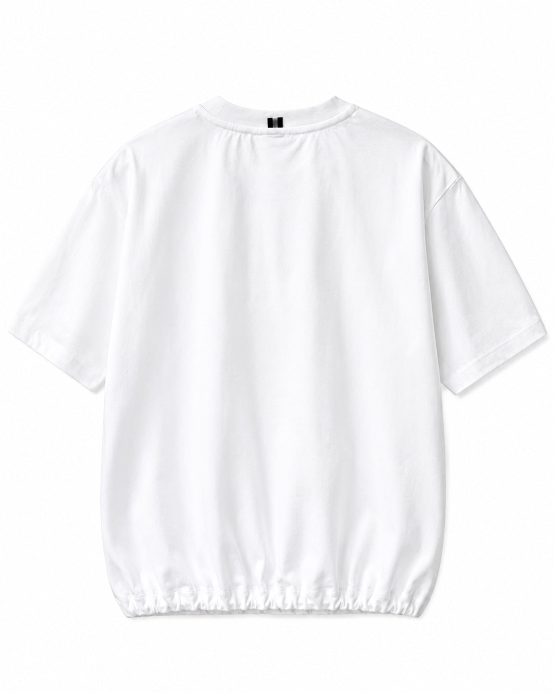 DRAWSTRING HEM POCKET TEE